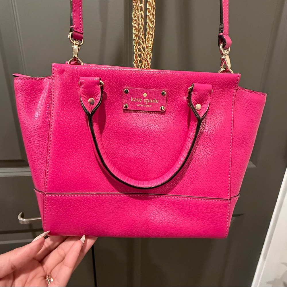 *EUC* Kate Spade, Pink Leather 2-Way Bag